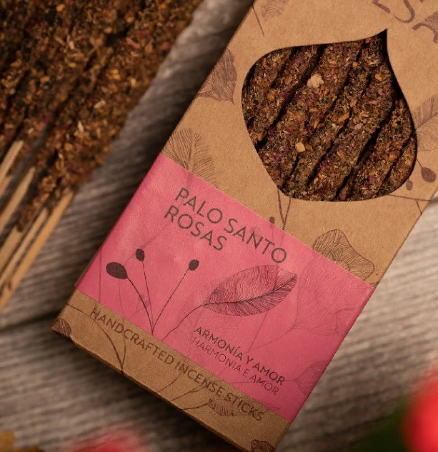 Rose Palo Santo Incense 30pk - Incense