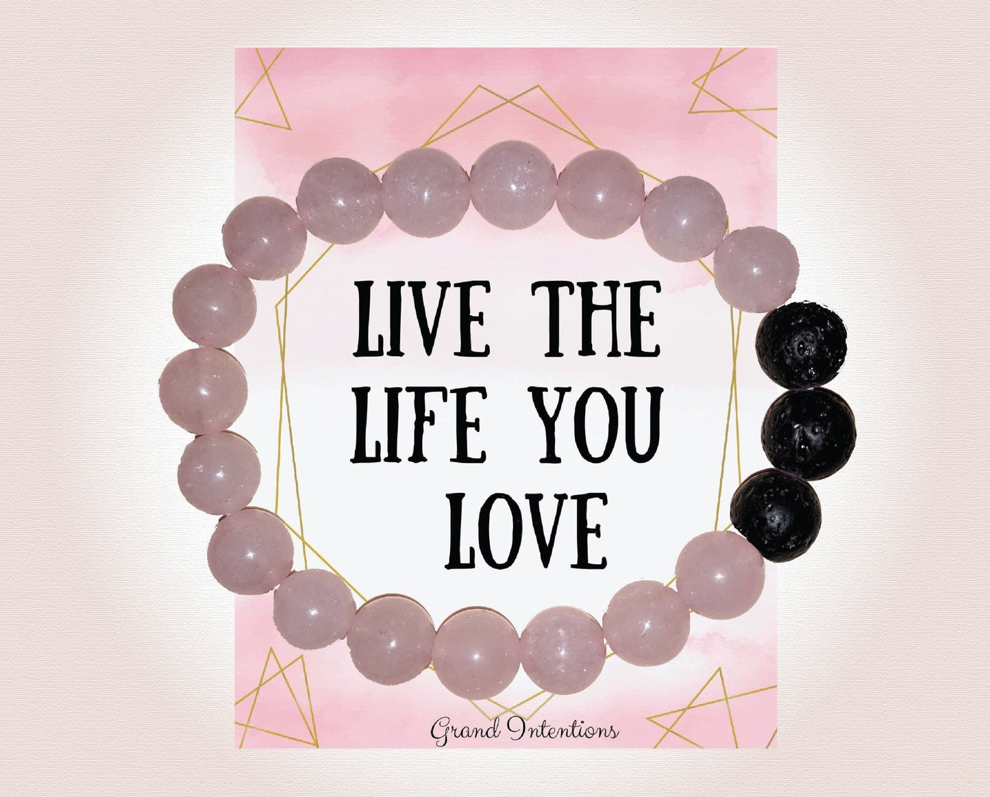 Rose Quartz Bracelet-Morganite Gems