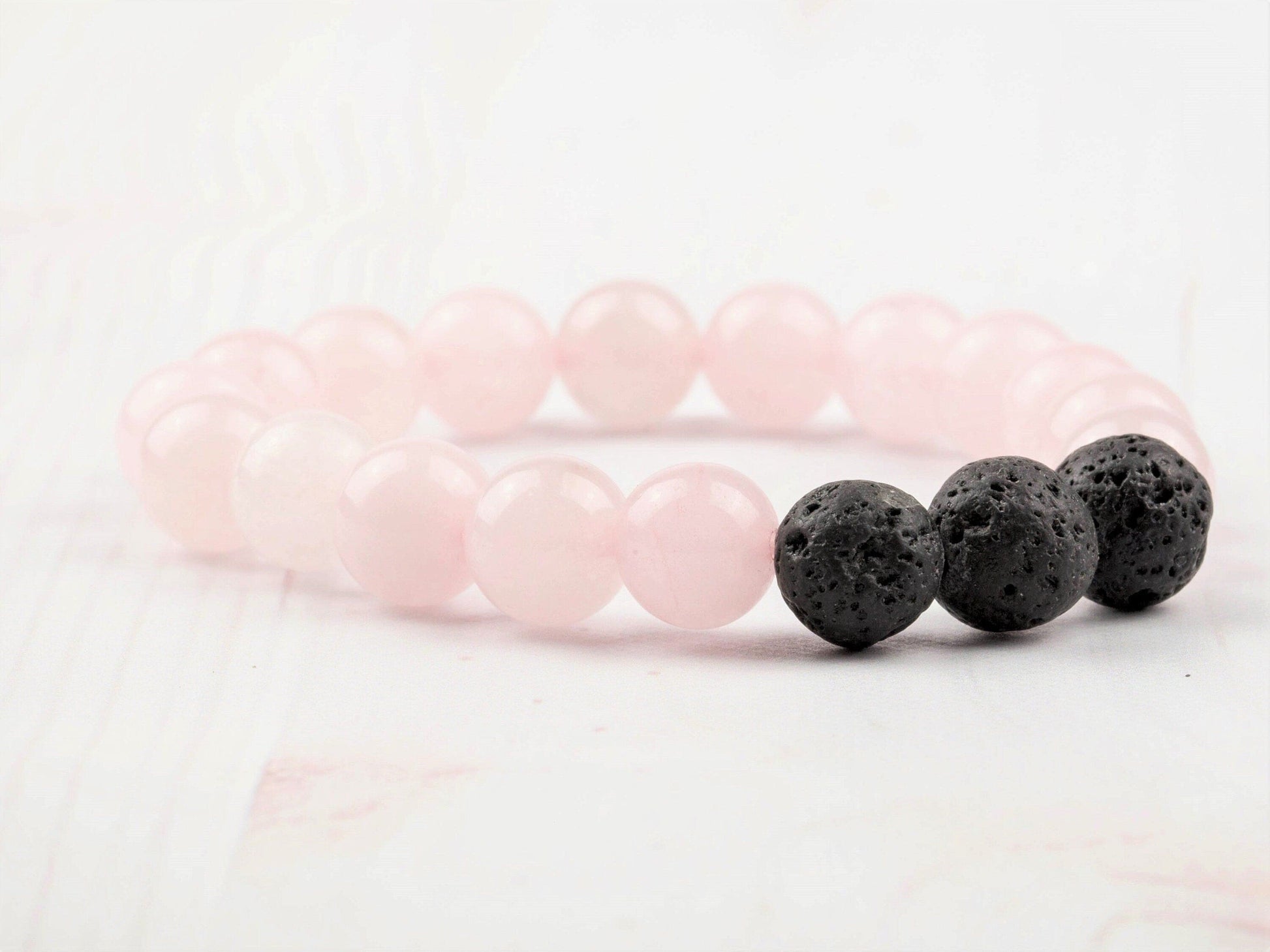 Rose Quartz Bracelet-Morganite Gems