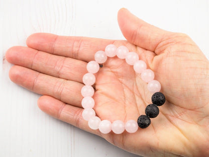 Rose Quartz Bracelet-Morganite Gems