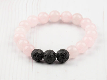 Rose Quartz Bracelet-Morganite Gems