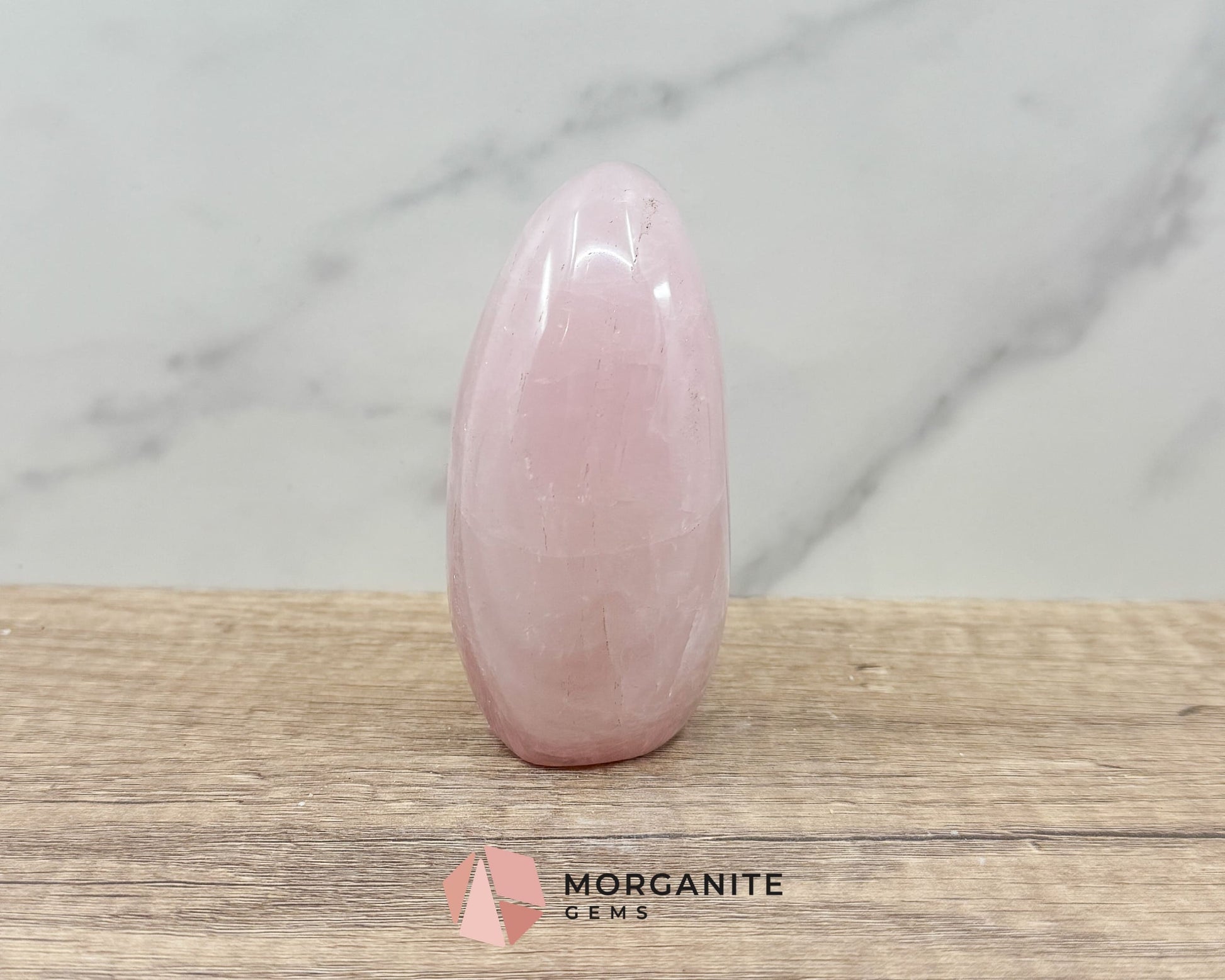 Rose Quartz Freeform – Natural Healing Crystal for Love, Compassion & Emotional Healing-Morganite Gems