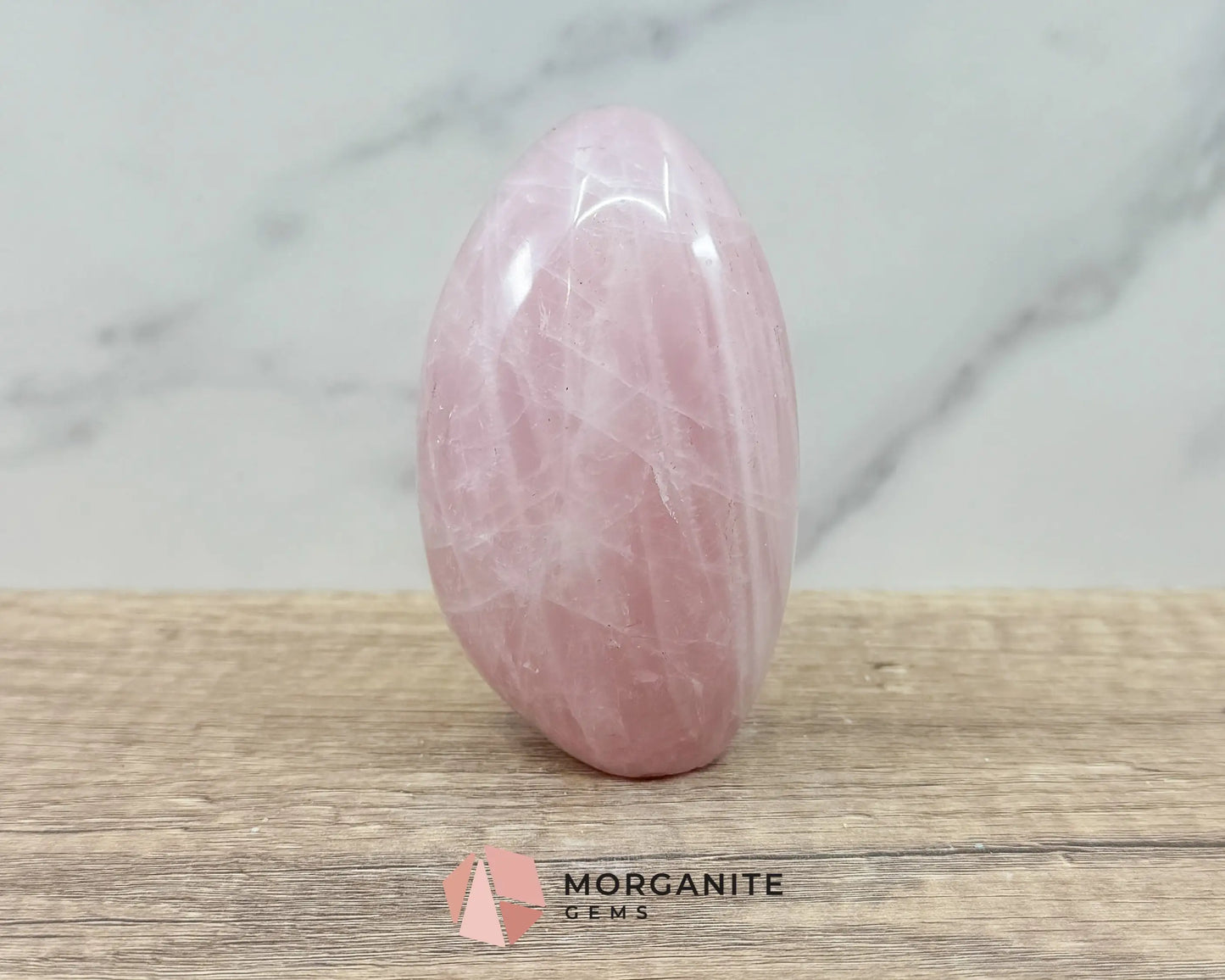 Rose Quartz Freeform – Natural Healing Crystal for Love, Compassion & Emotional Healing-Morganite Gems