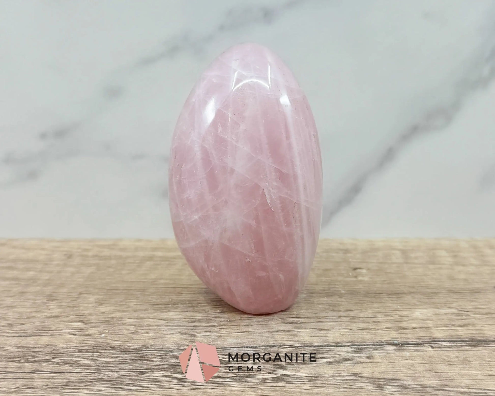 Rose Quartz Freeform – Natural Healing Crystal for Love, Compassion & Emotional Healing-Morganite Gems