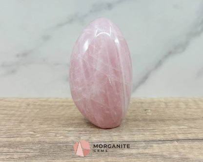 Rose Quartz Freeform – Natural Healing Crystal for Love, Compassion & Emotional Healing-Morganite Gems