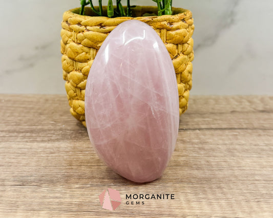 Rose Quartz Freeform – Natural Healing Crystal for Love, Compassion & Emotional Healing-Morganite Gems