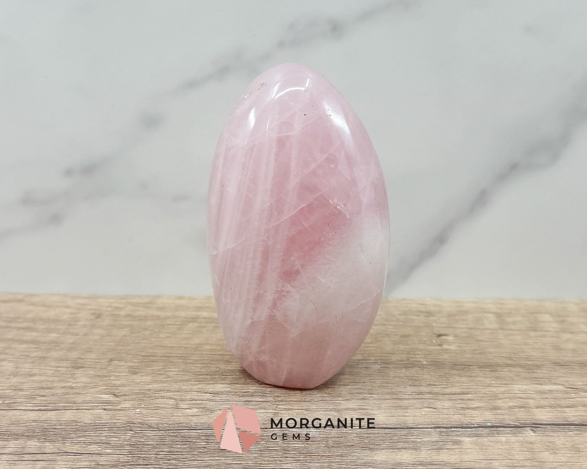 Rose Quartz Freeform – Natural Healing Crystal for Love, Compassion & Emotional Healing-Morganite Gems