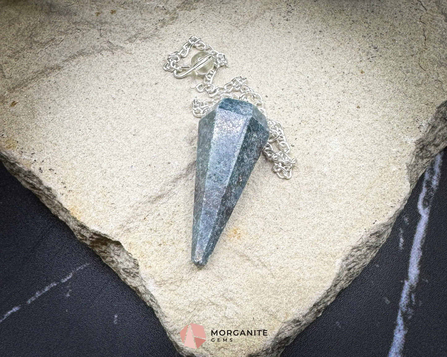 Ruby Zoisite Crystal Pendulum for Passion & Emotional Healing - Metaphysical Crystals