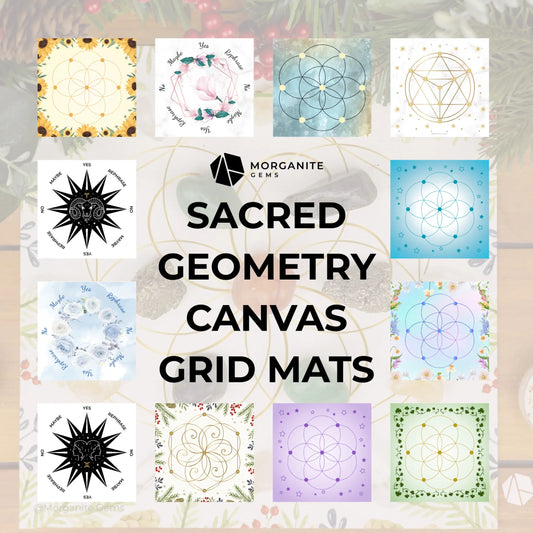 Sacred Geometry Canvas Grids – Multiple Styles & Sizes (Mini Small Large)