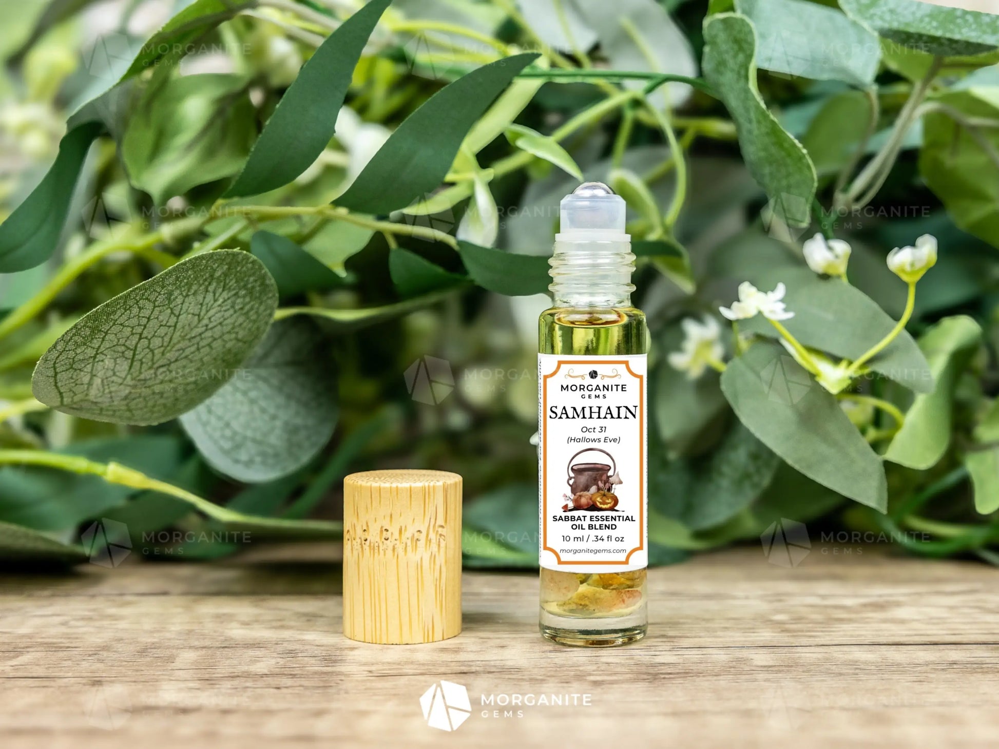 Samhain Crystal Infused Roll-On Essential Oil Blend Sabbat - Essential Oil