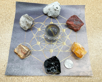 Samhain Crystal Set-Morganite Gems