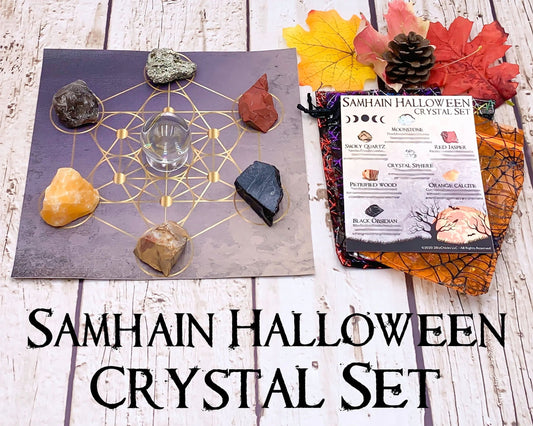 Samhain Crystal Set-Morganite Gems