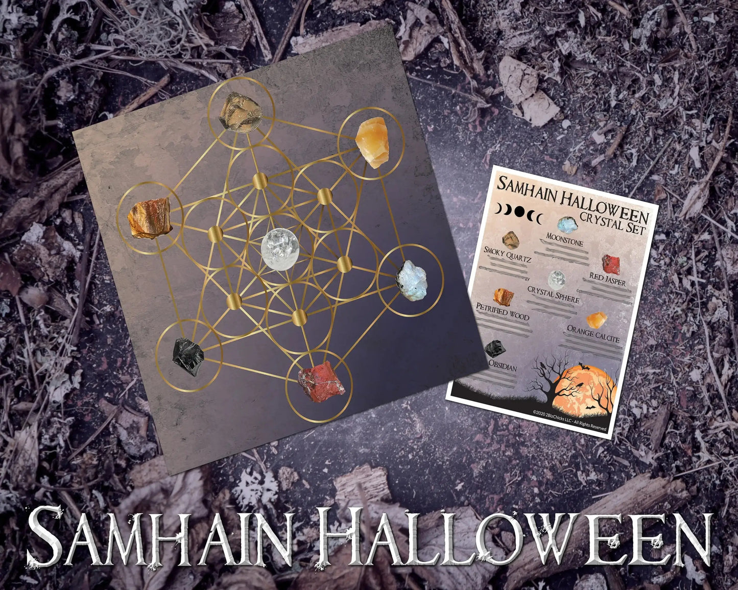 Samhain Crystal Set-Morganite Gems