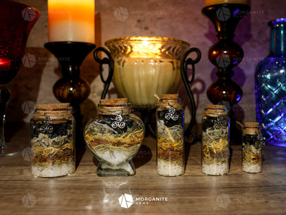 Samhain Spell Jar Kit-Morganite Gems