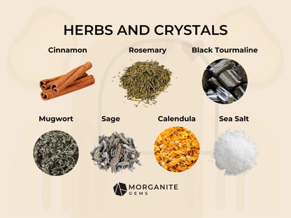 Samhain Spell Jar Kit-Morganite Gems