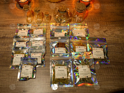 Samhain Spell Jar Kit-Morganite Gems