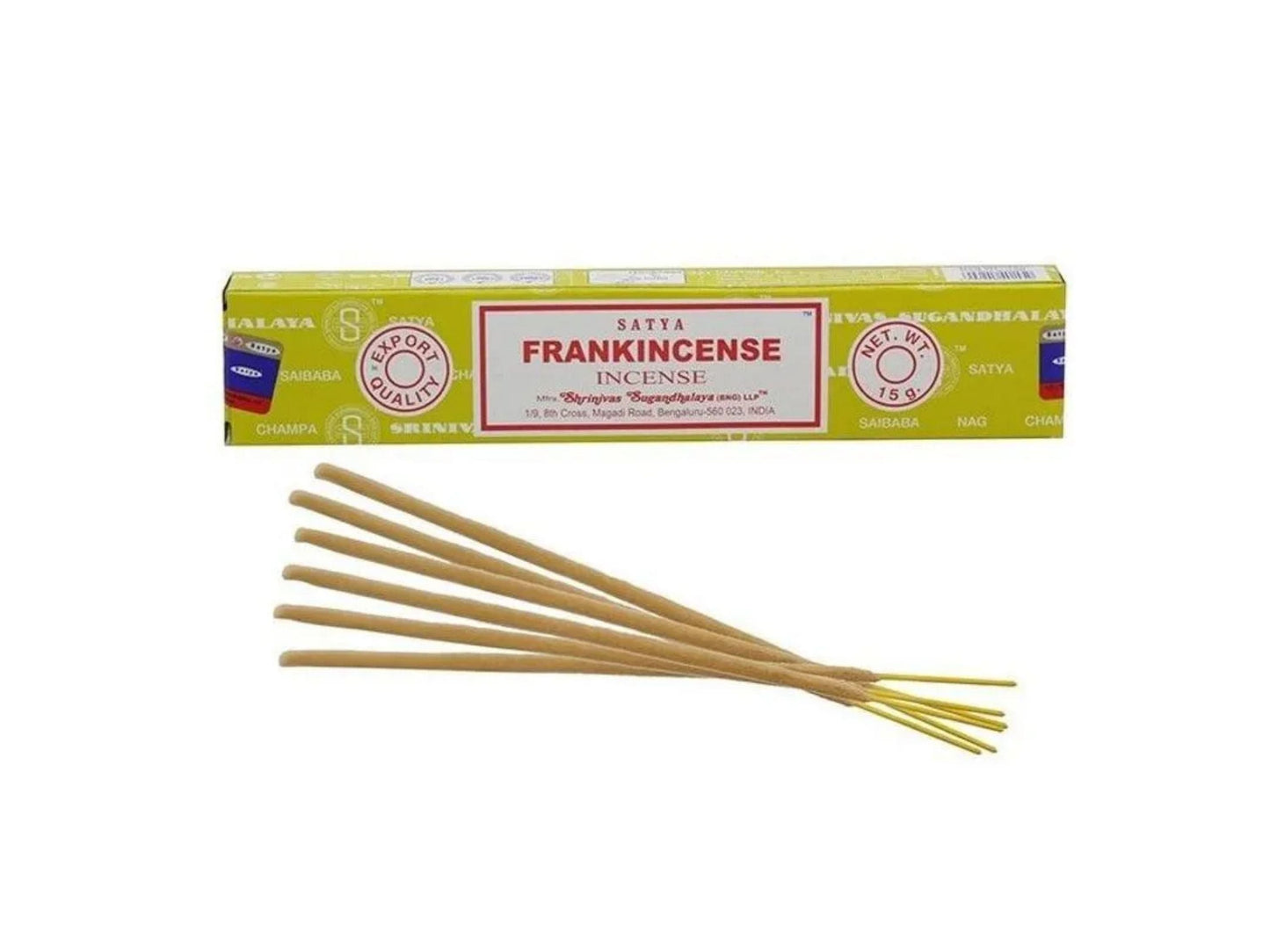 Satya Incense Sticks – Authentic Scents for Rituals Cleansing and Calm - Frankincense