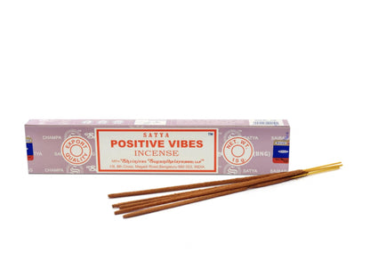 Satya Incense Sticks – Authentic Scents for Rituals Cleansing and Calm - Positive Vibes