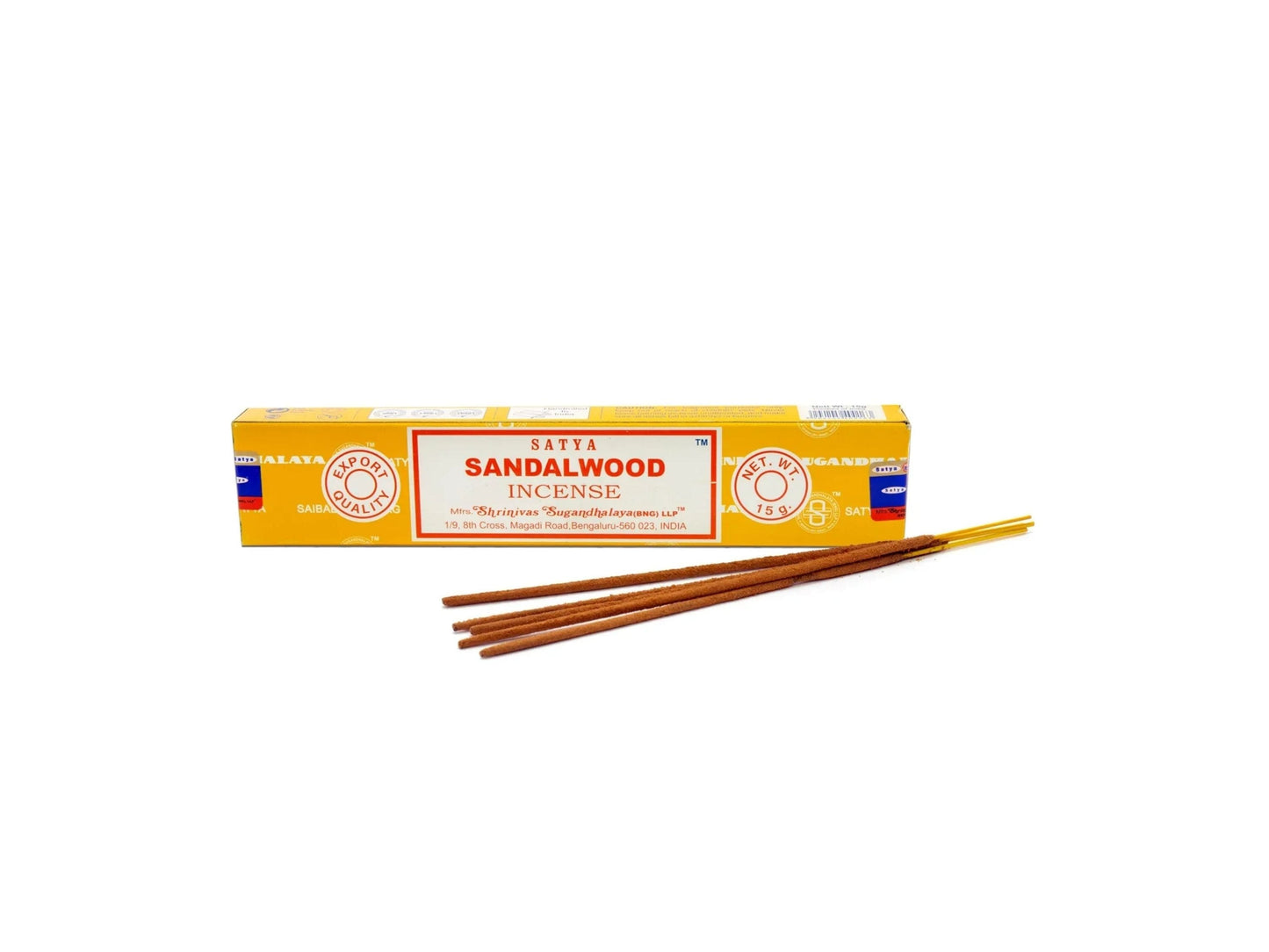 Satya Incense Sticks – Authentic Scents for Rituals Cleansing and Calm - Sandalwood