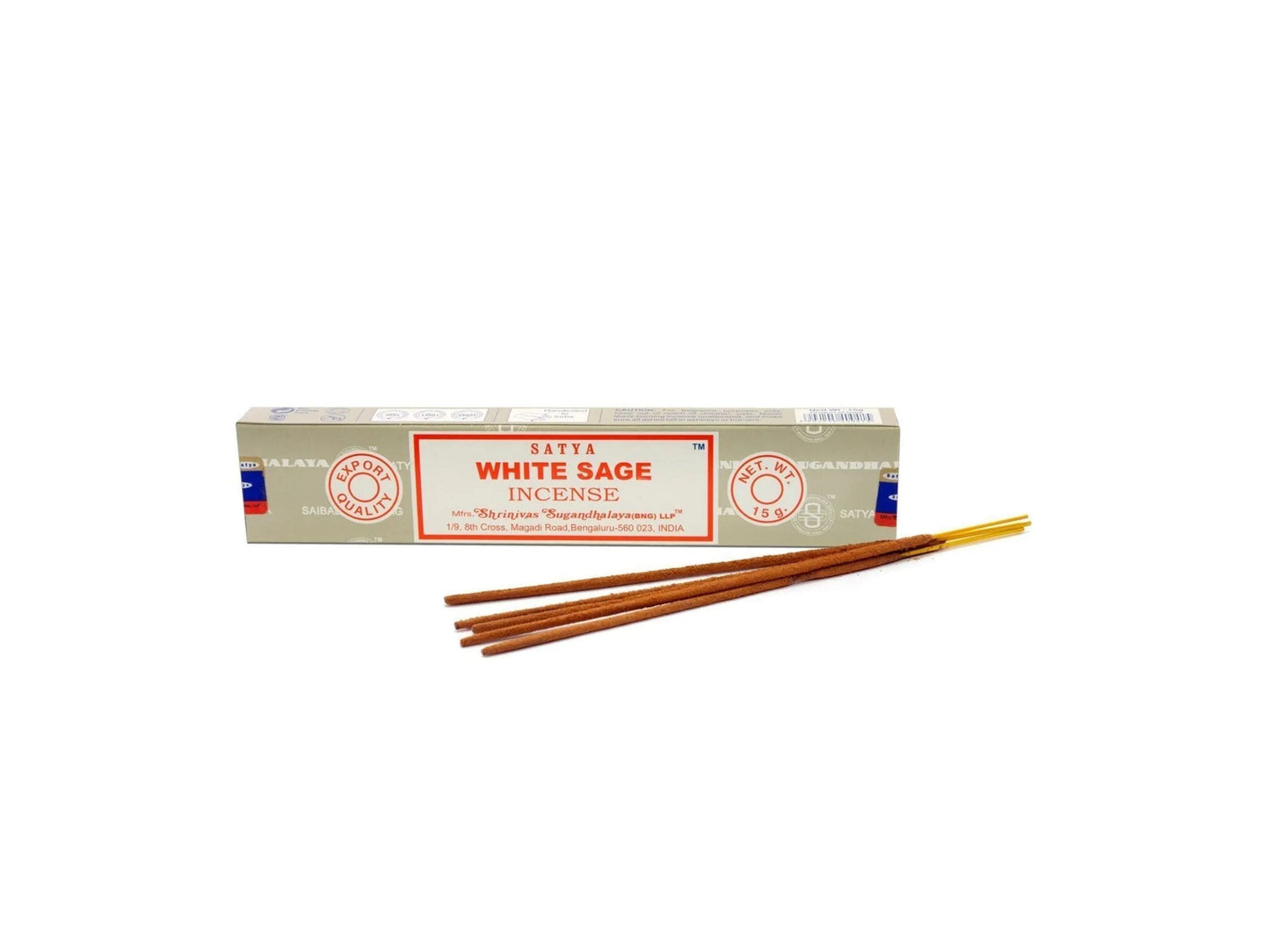 Satya Incense Sticks – Authentic Scents for Rituals Cleansing and Calm - White Sage