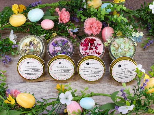 Scented Candles for Spring-Morganite Gems