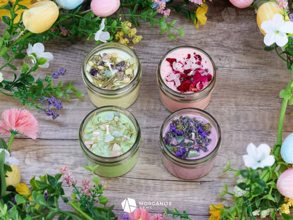 Scented Candles for Spring-Morganite Gems