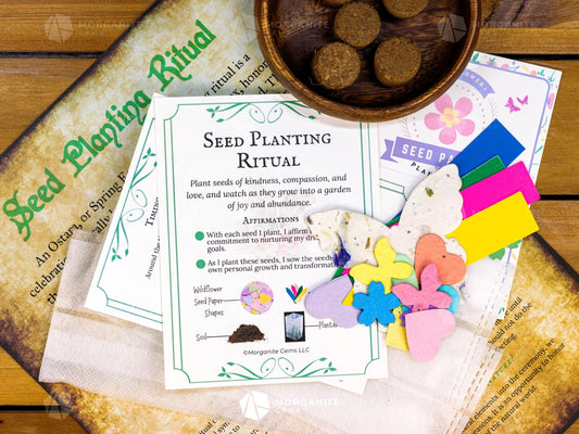 Seed Planting Ritual-Morganite Gems