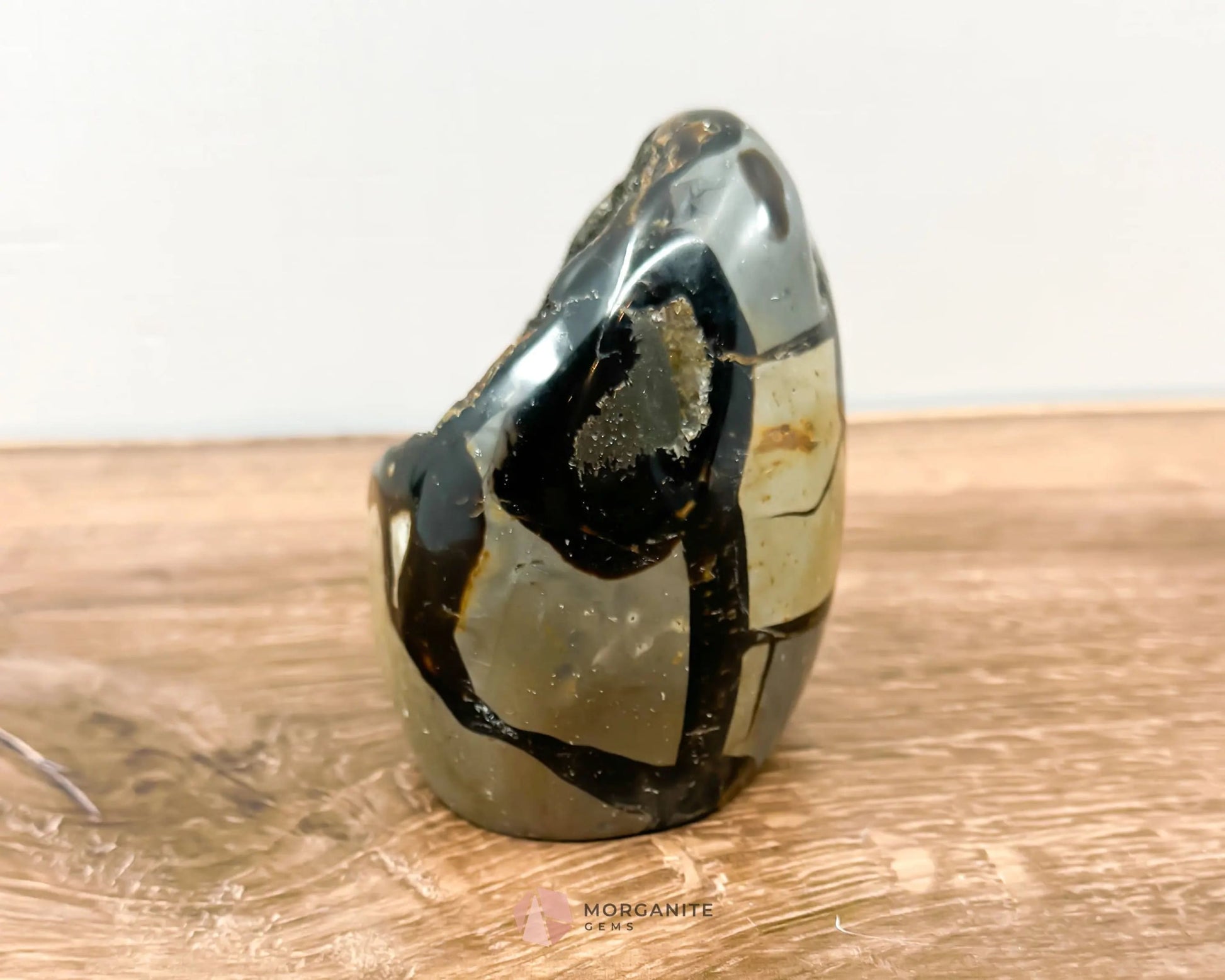 Septarian Dragon Egg Freeform-Morganite Gems