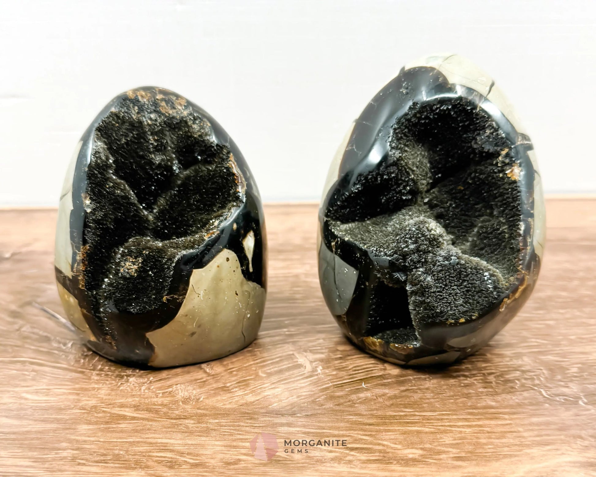 Septarian Dragon Egg Freeform-Morganite Gems