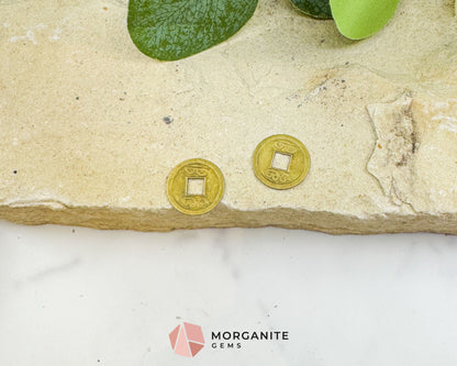 Serpentine Money Frog with Coin – Hand-Carved Crystal Toad for Wealth & Abundance - Metaphysical Crystals