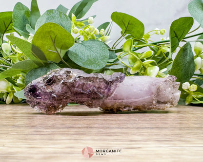 Shangaan Amethyst – 242g Rare Raw Crystal Wand for Intuition Higher Consciousness & Energy Work - Metaphysical Crystals