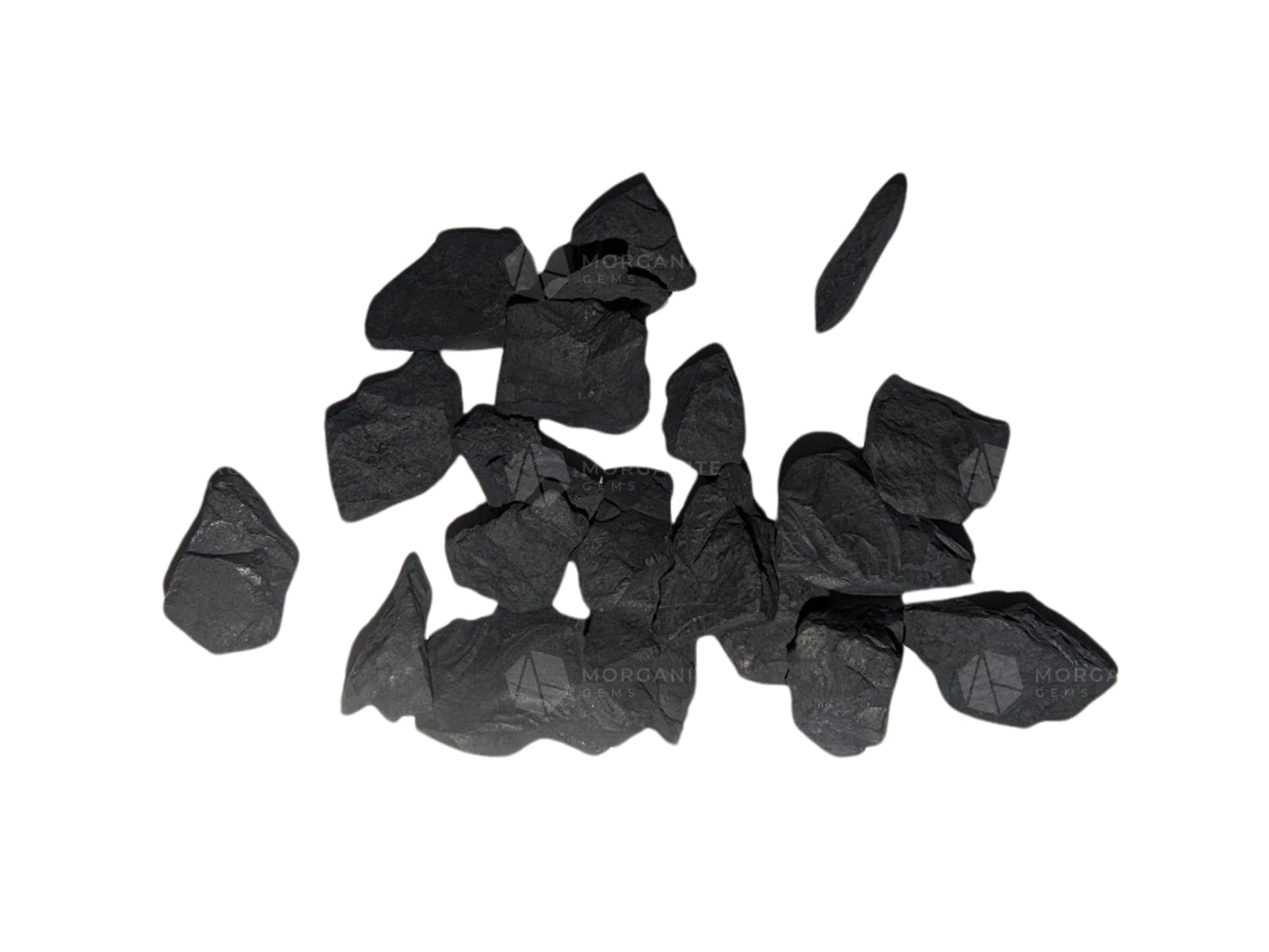 Shungite - Raw, Elite and Tumbled-Morganite Gems