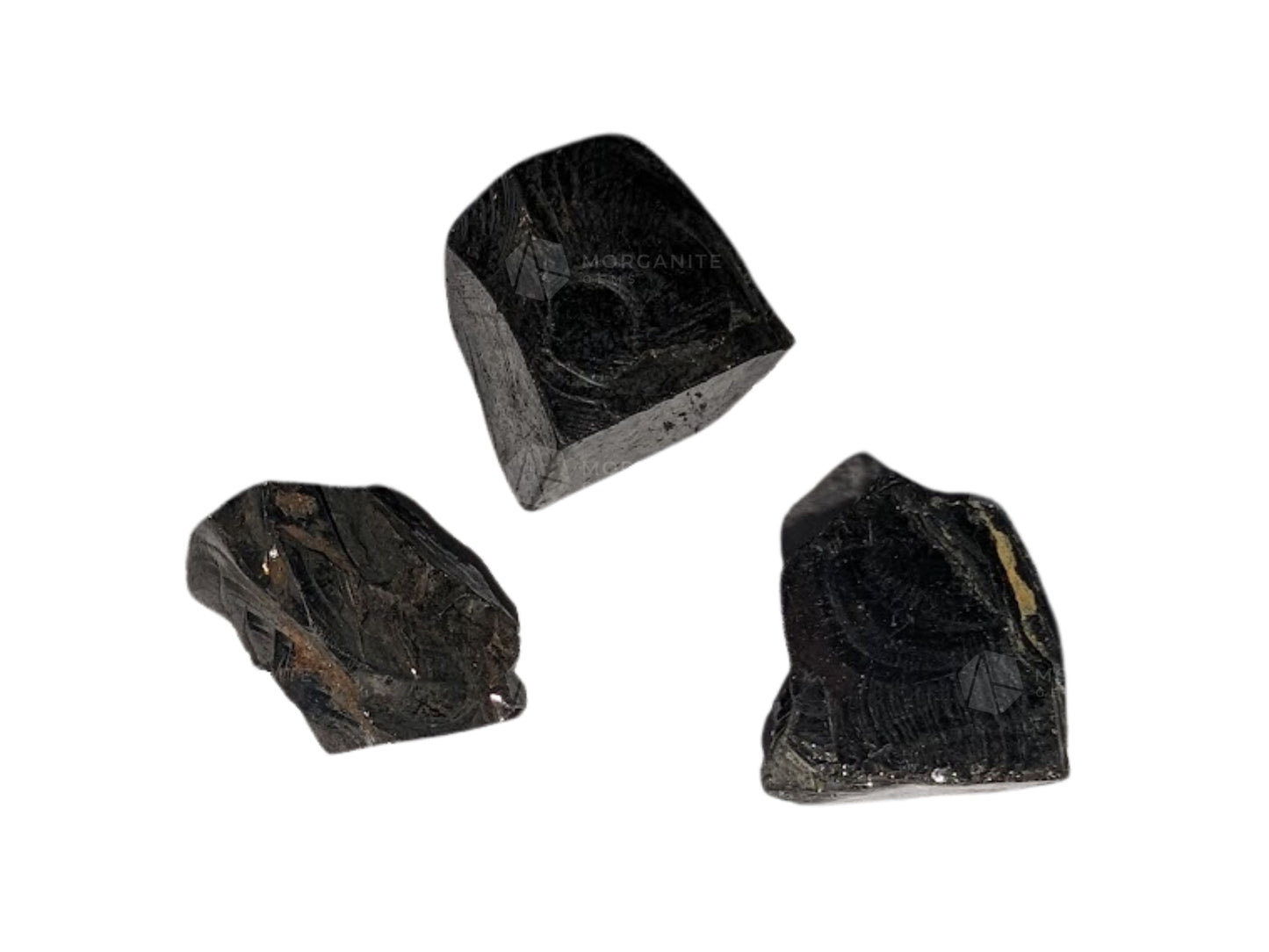 Shungite - Raw, Elite and Tumbled-Morganite Gems