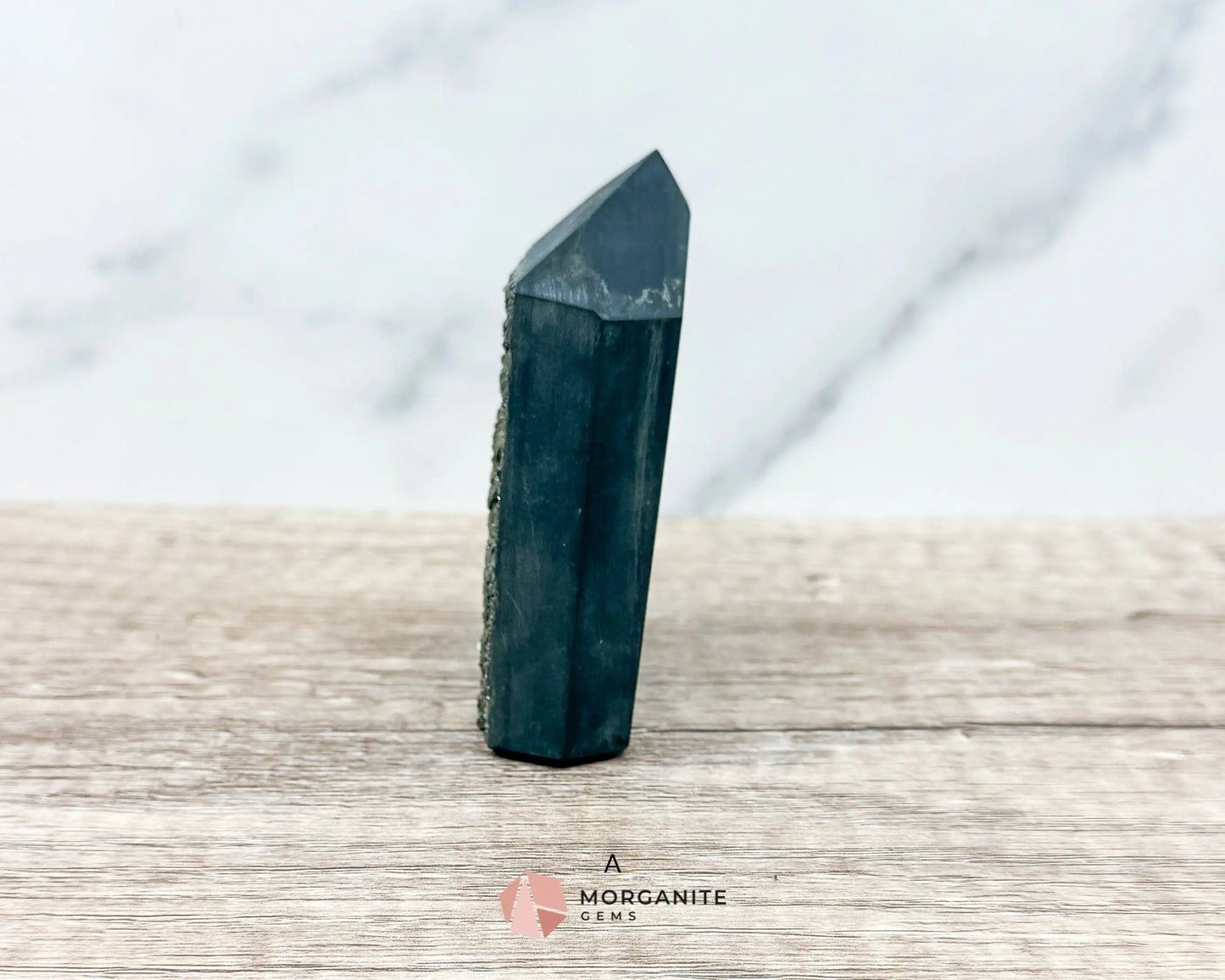 Shungite with Pyrite Towers – Natural Energy Amplifiers for Harmonious Spaces-Morganite Gems