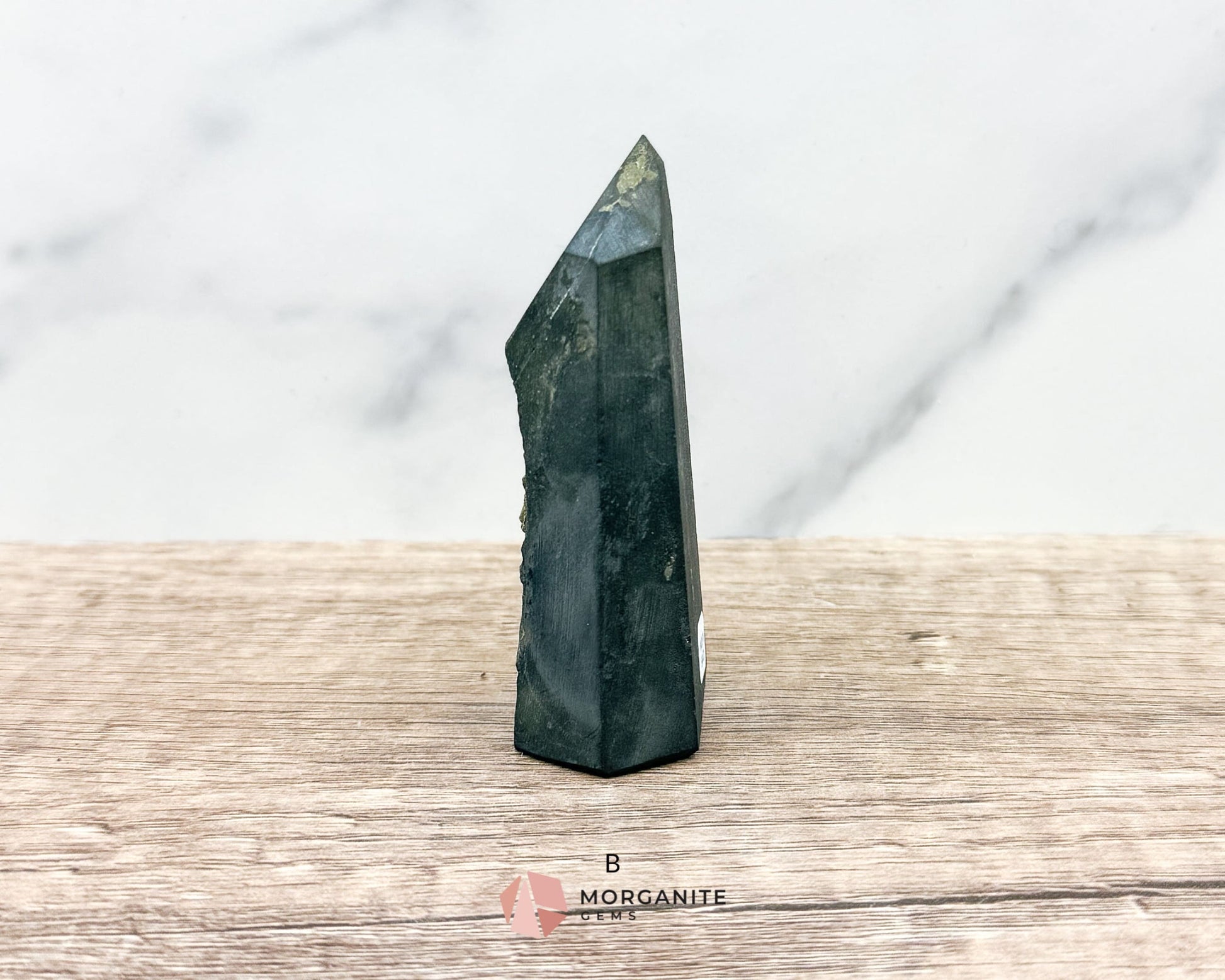 Shungite with Pyrite Towers – Natural Energy Amplifiers for Harmonious Spaces-Morganite Gems