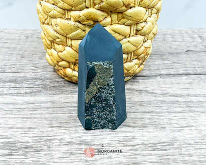 Shungite with Pyrite Towers – Natural Energy Amplifiers for Harmonious Spaces-Morganite Gems