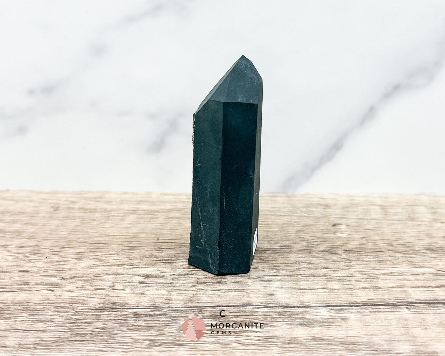 Shungite with Pyrite Towers – Natural Energy Amplifiers for Harmonious Spaces-Morganite Gems