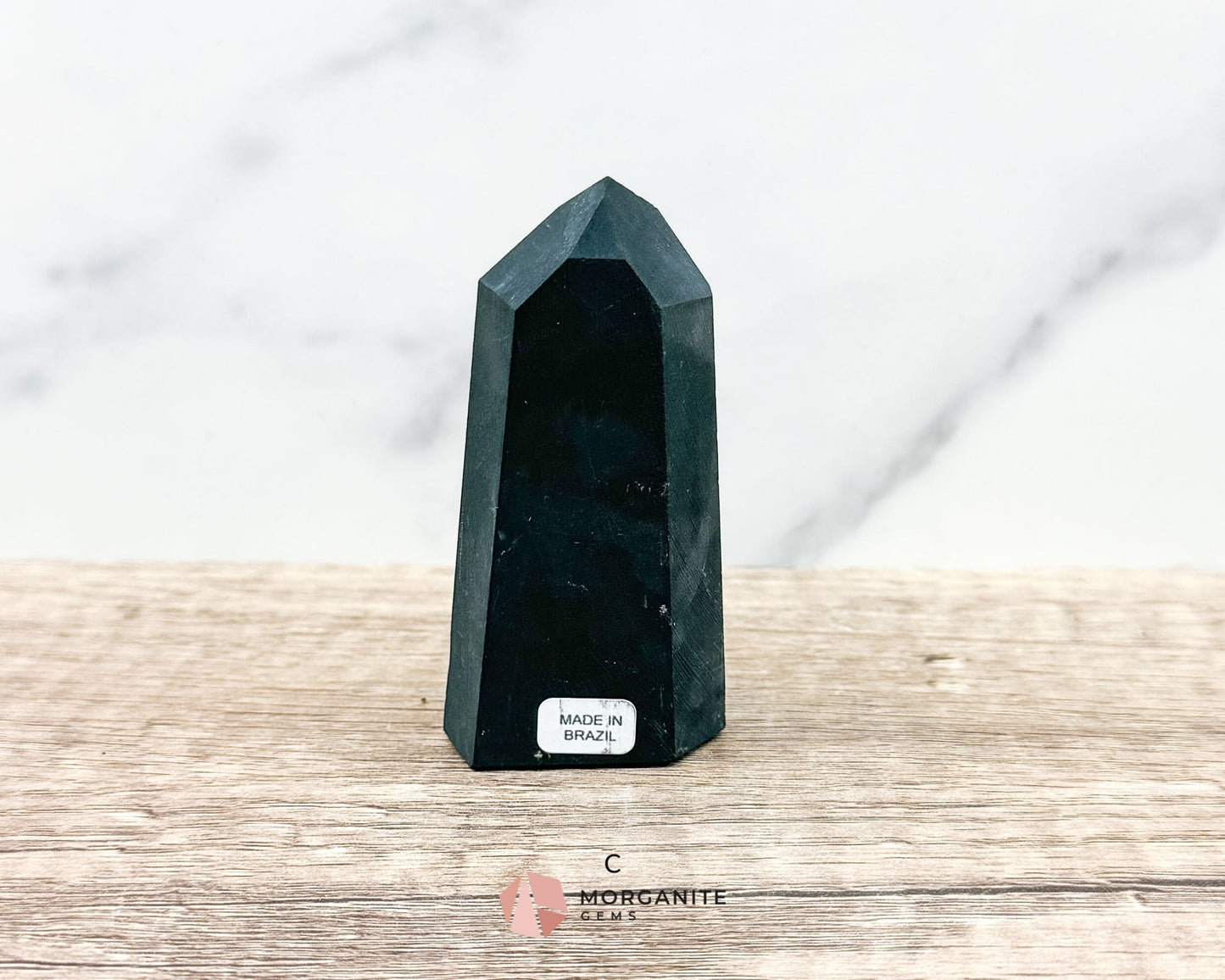 Shungite with Pyrite Towers – Natural Energy Amplifiers for Harmonious Spaces-Morganite Gems