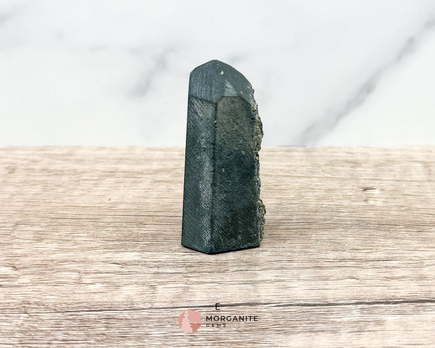 Shungite with Pyrite Towers – Natural Energy Amplifiers for Harmonious Spaces-Morganite Gems