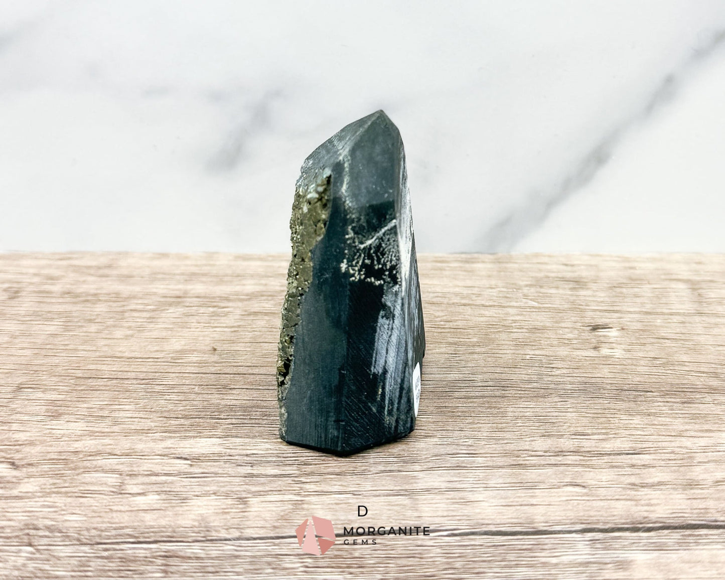 Shungite with Pyrite Towers – Natural Energy Amplifiers for Harmonious Spaces-Morganite Gems