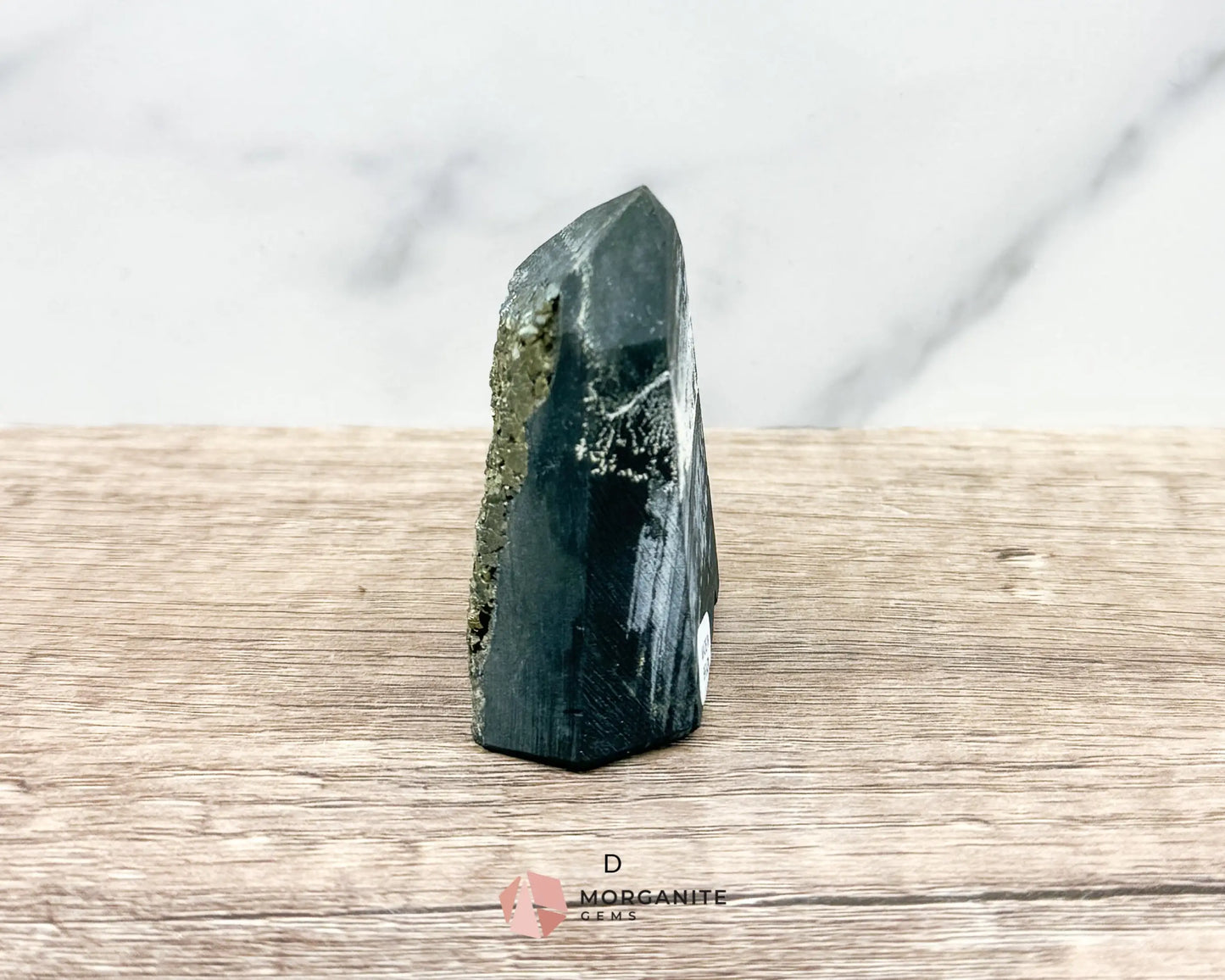 Shungite with Pyrite Towers – Natural Energy Amplifiers for Harmonious Spaces-Morganite Gems