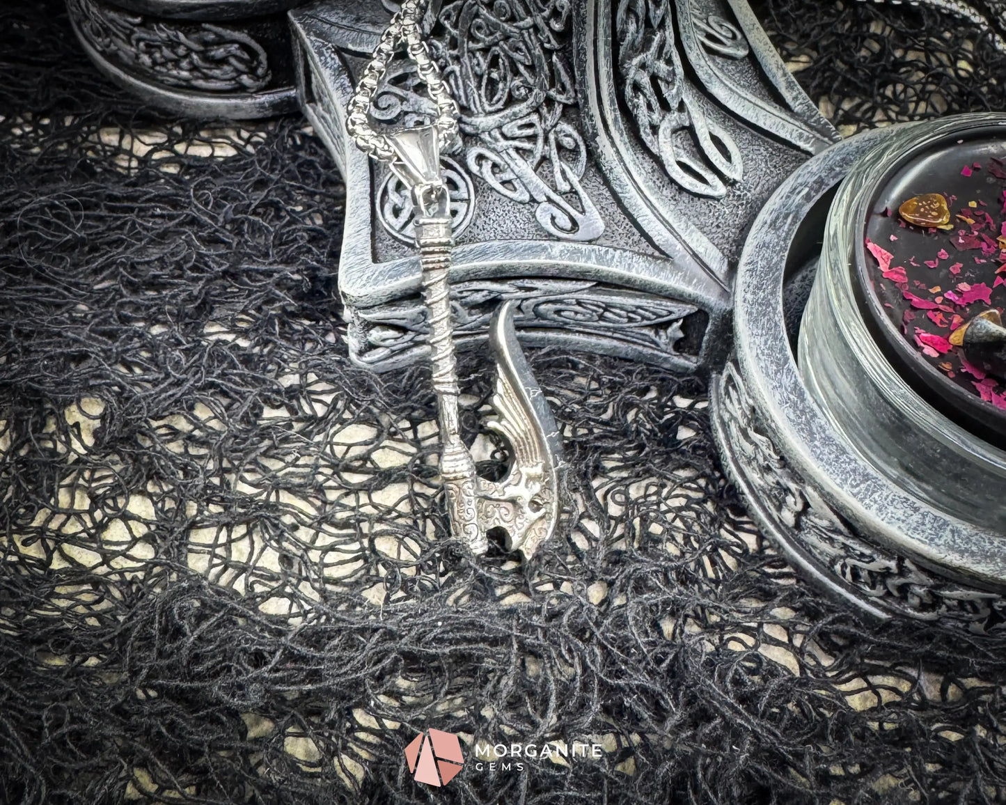 Vintage Viking Mythology Axe Pendant Necklace – Titanium Steel Amulet - Jewelry