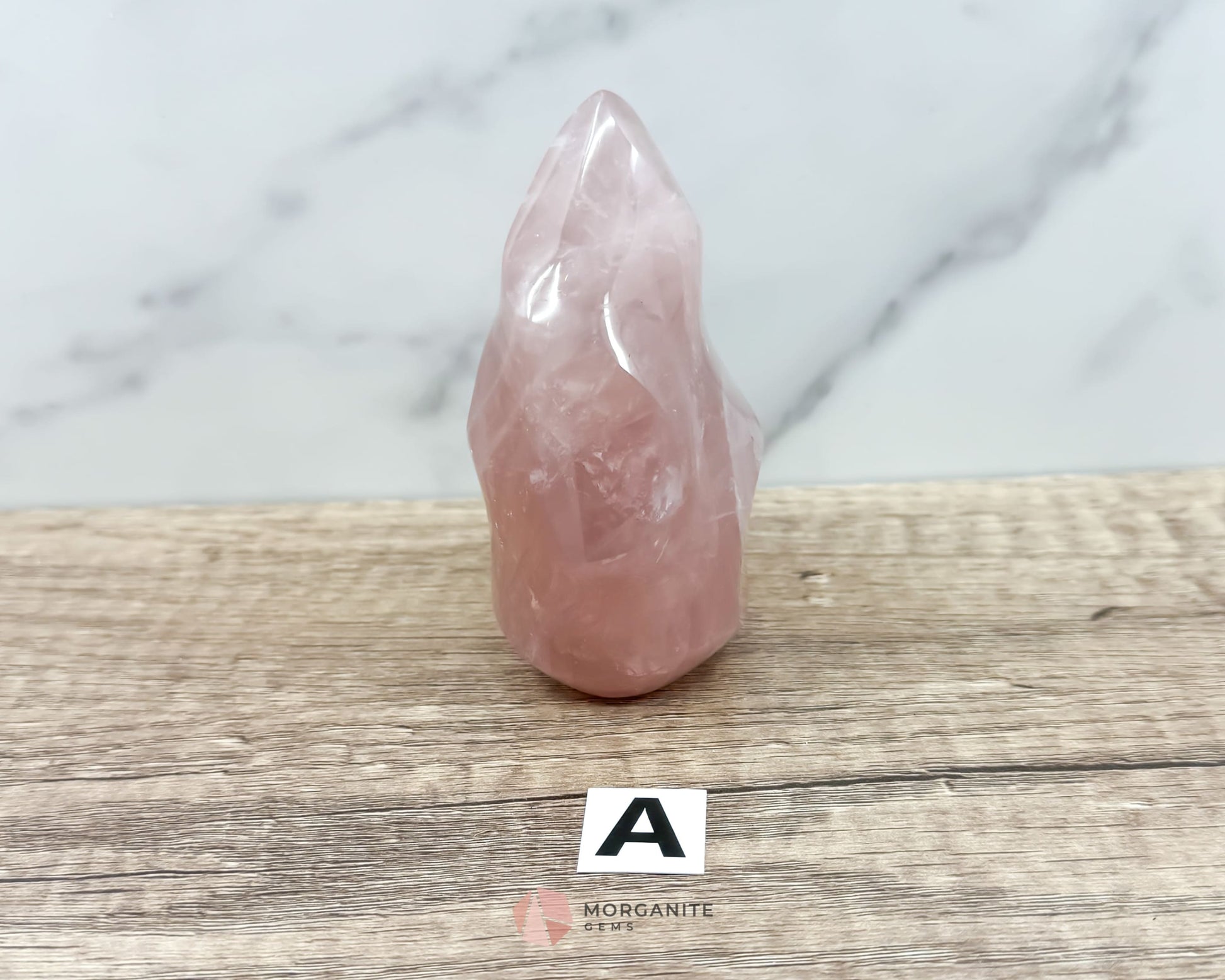 Small Rose Quartz Flame-Morganite Gems