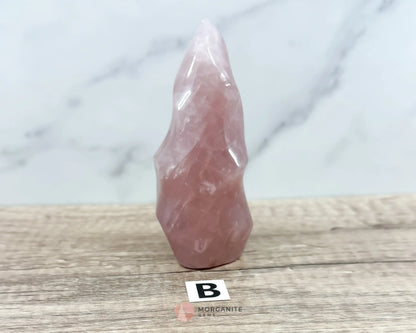 Small Rose Quartz Flame-Morganite Gems