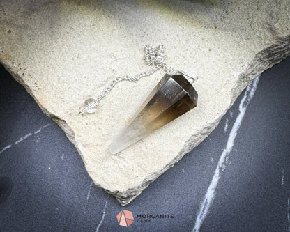 Smoky Quartz Pendulum for Grounding Protection & Energy Detox - Metaphysical Crystals