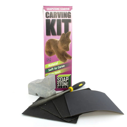 Soapstone Carving Kit – Create Your Own 3D Animal Sculpture-Morganite Gems