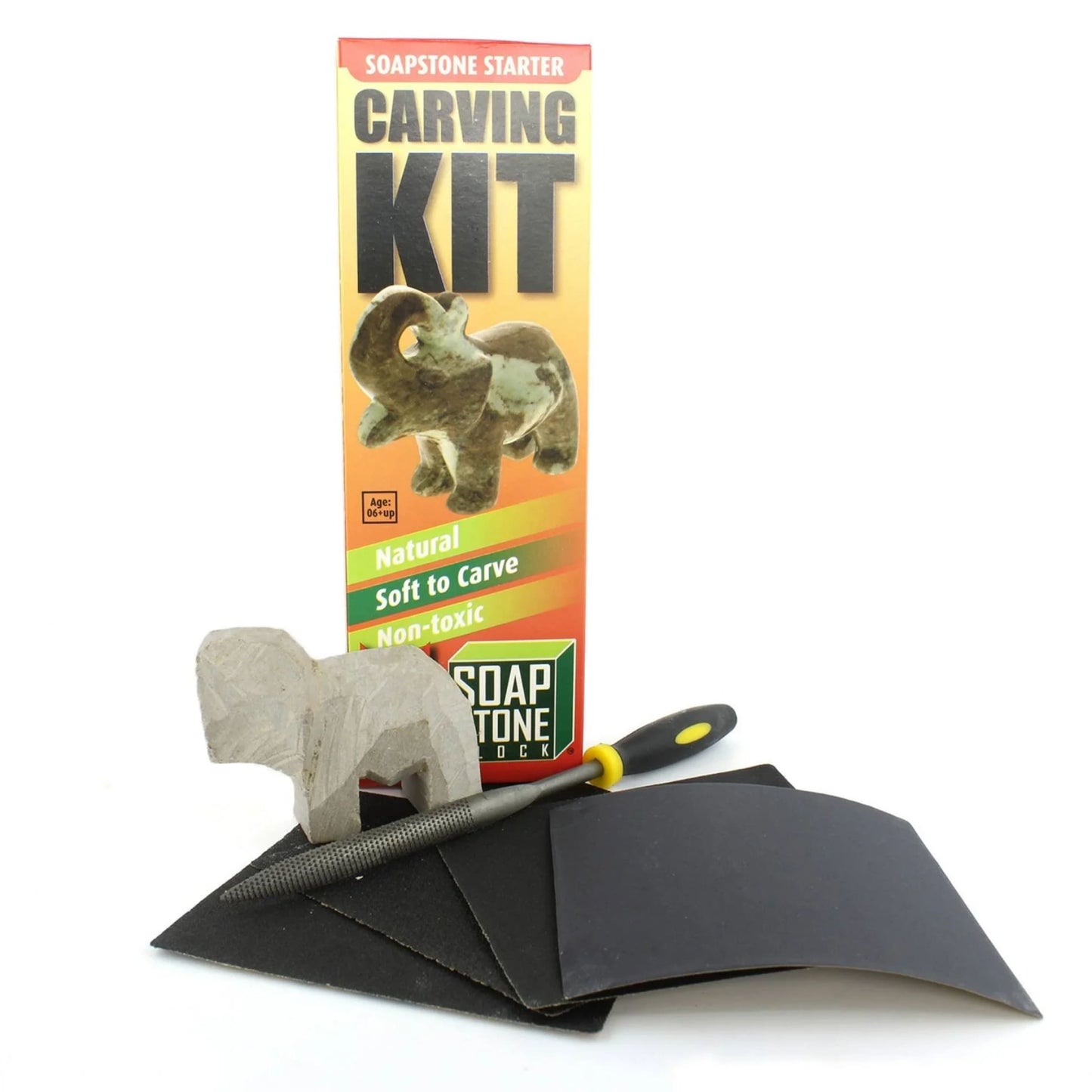 Soapstone Carving Kit – Create Your Own 3D Animal Sculpture-Morganite Gems