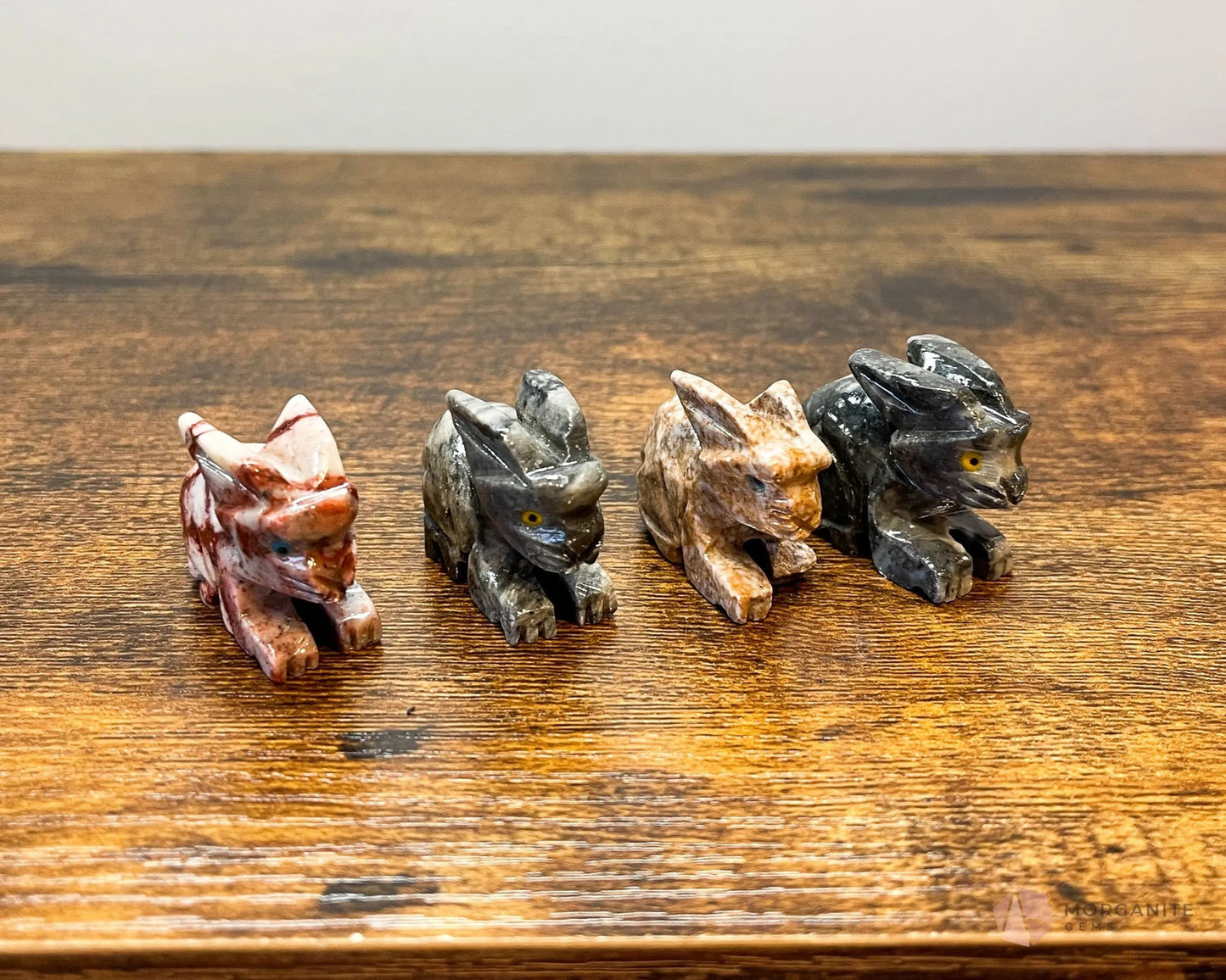 Soapstone Carvings-Morganite Gems