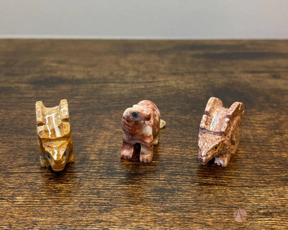 Soapstone Carvings-Morganite Gems