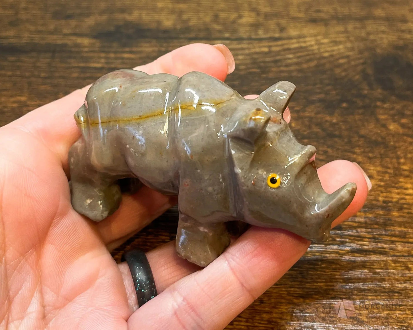 Soapstone Carvings-Morganite Gems